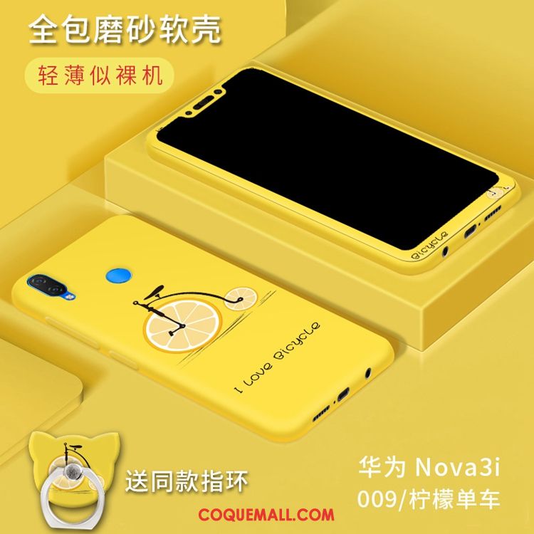 Étui Huawei Nova 3i Dessin Animé Tout Compris Téléphone Portable, Coque Huawei Nova 3i Tempérer Tendance