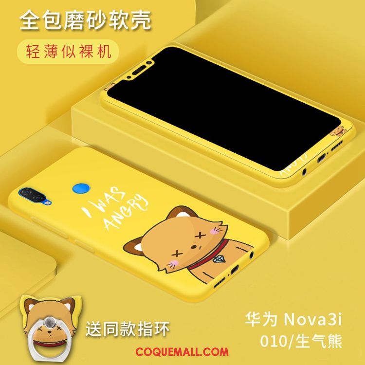 Étui Huawei Nova 3i Dessin Animé Tout Compris Téléphone Portable, Coque Huawei Nova 3i Tempérer Tendance