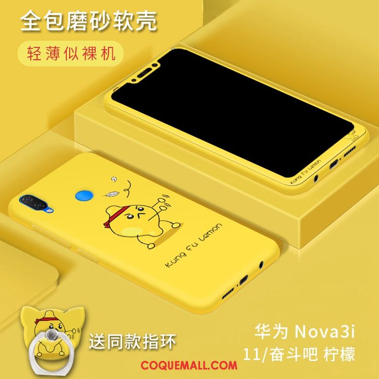 Étui Huawei Nova 3i Dessin Animé Tout Compris Téléphone Portable, Coque Huawei Nova 3i Tempérer Tendance