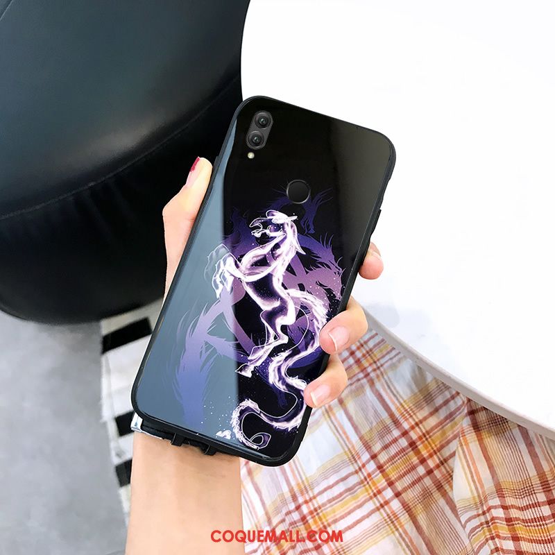 Étui Huawei Nova 3i Frais Élégant Téléphone Portable, Coque Huawei Nova 3i Verre Silicone