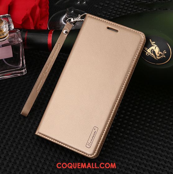 Étui Huawei Nova 3i Incassable Or Étui En Cuir, Coque Huawei Nova 3i Protection Ornements Suspendus