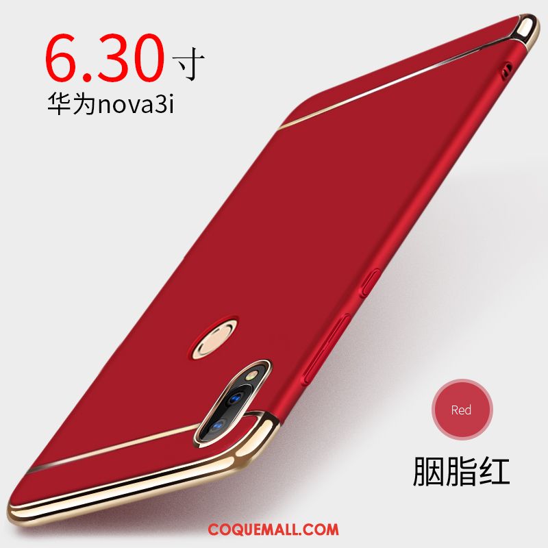 Étui Huawei Nova 3i Membrane Créatif Protection, Coque Huawei Nova 3i Rose Marque De Tendance