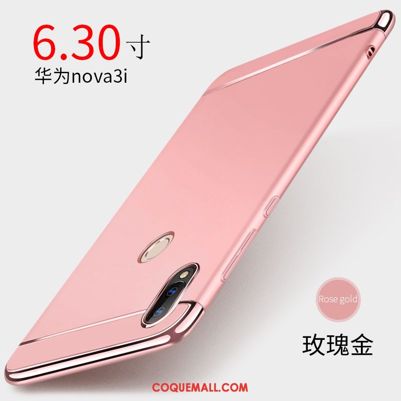 Étui Huawei Nova 3i Membrane Créatif Protection, Coque Huawei Nova 3i Rose Marque De Tendance