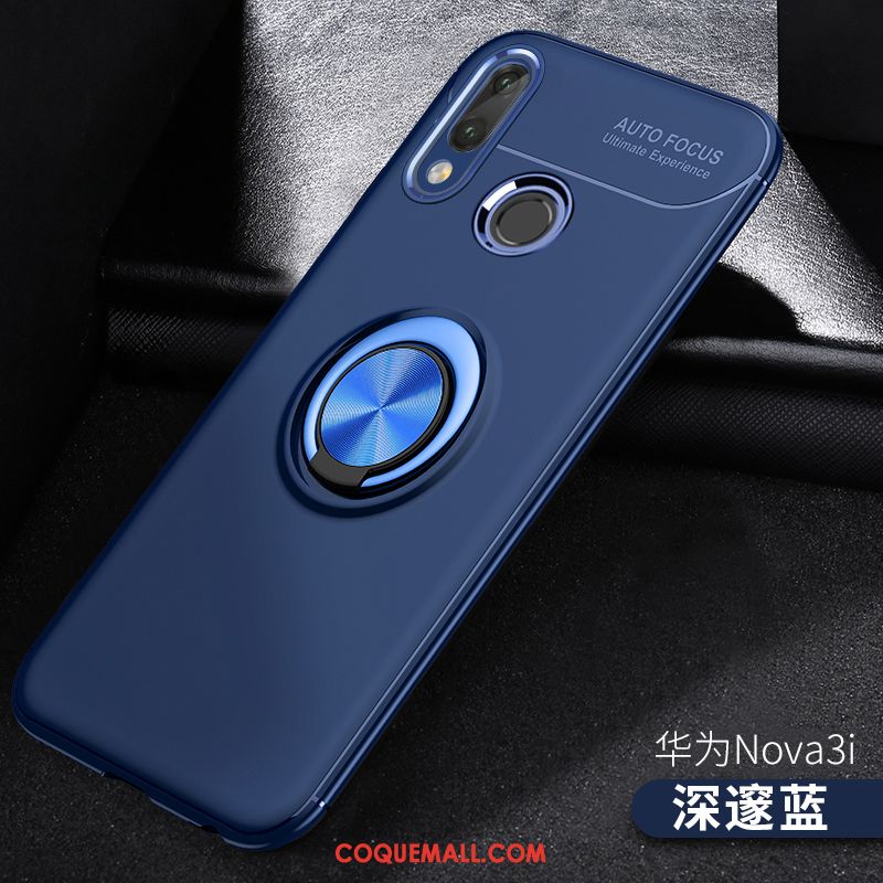 Étui Huawei Nova 3i Nouveau Incassable Tout Compris, Coque Huawei Nova 3i Bleu Net Rouge