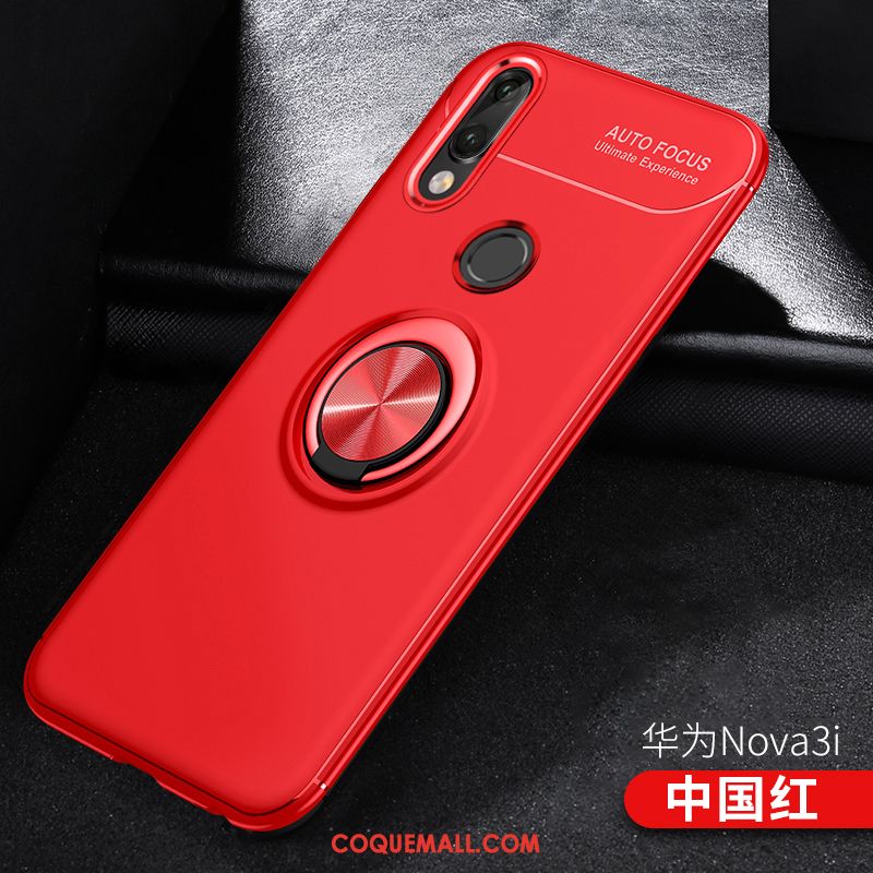 Étui Huawei Nova 3i Nouveau Incassable Tout Compris, Coque Huawei Nova 3i Bleu Net Rouge