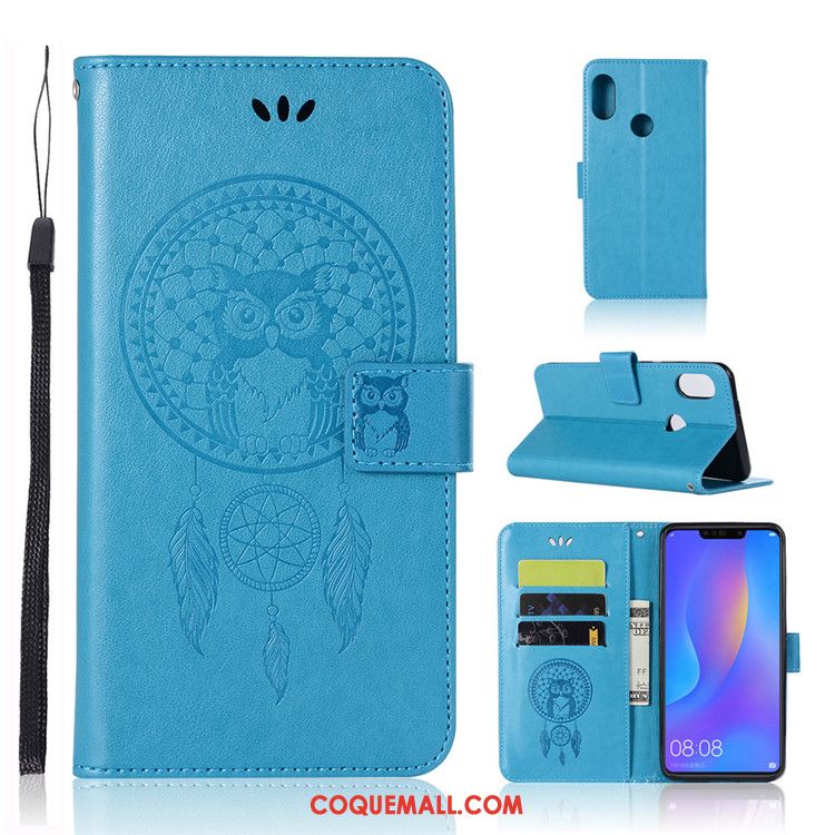 Étui Huawei Nova 3i Protection Étui En Cuir Tout Compris, Coque Huawei Nova 3i Rose Dessin Animé