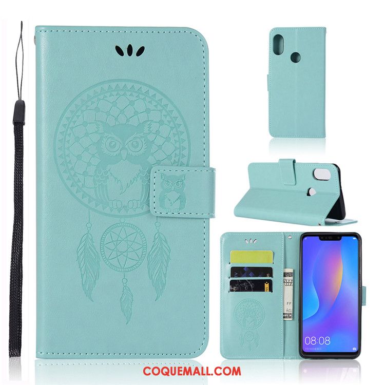 Étui Huawei Nova 3i Protection Étui En Cuir Tout Compris, Coque Huawei Nova 3i Rose Dessin Animé