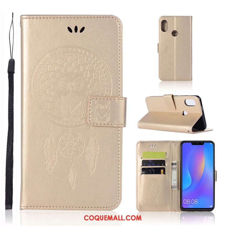 Étui Huawei Nova 3i Protection Étui En Cuir Tout Compris, Coque Huawei Nova 3i Rose Dessin Animé