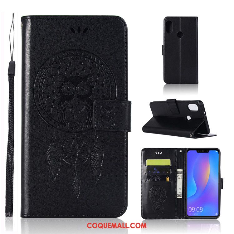 Étui Huawei Nova 3i Protection Étui En Cuir Tout Compris, Coque Huawei Nova 3i Rose Dessin Animé