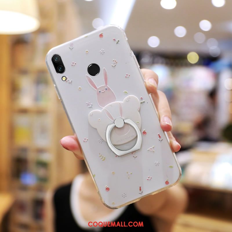 Étui Huawei Nova 3i Silicone Amoureux Fluide Doux, Coque Huawei Nova 3i Créatif Téléphone Portable