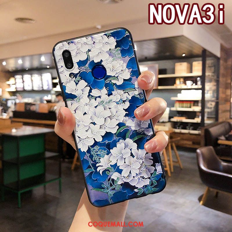 Étui Huawei Nova 3i Style Chinois Téléphone Portable Cou Suspendu, Coque Huawei Nova 3i Floral Créatif