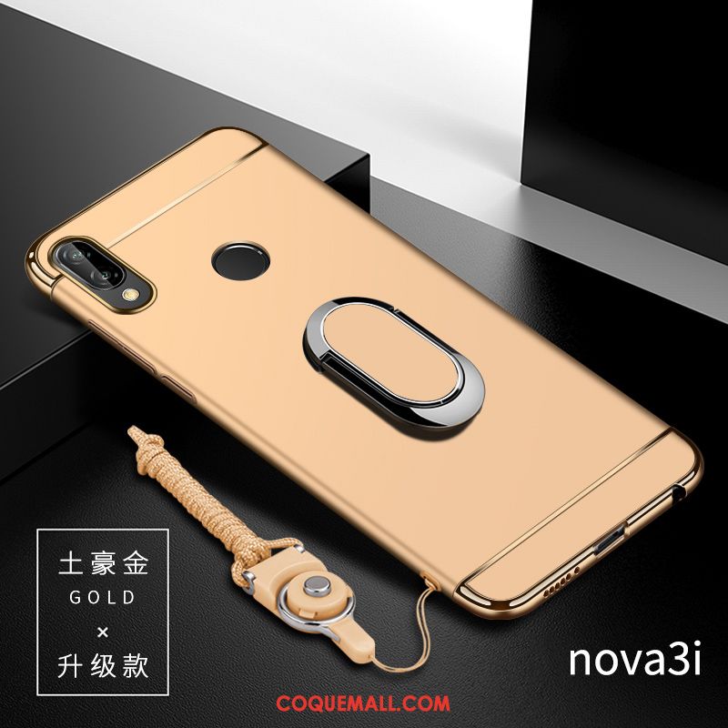 Étui Huawei Nova 3i Tendance Net Rouge Incassable, Coque Huawei Nova 3i Bleu Téléphone Portable