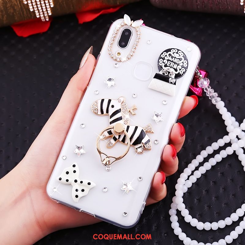 Étui Huawei Nova 3i Tendance Ornements Suspendus Blanc, Coque Huawei Nova 3i Incassable Silicone