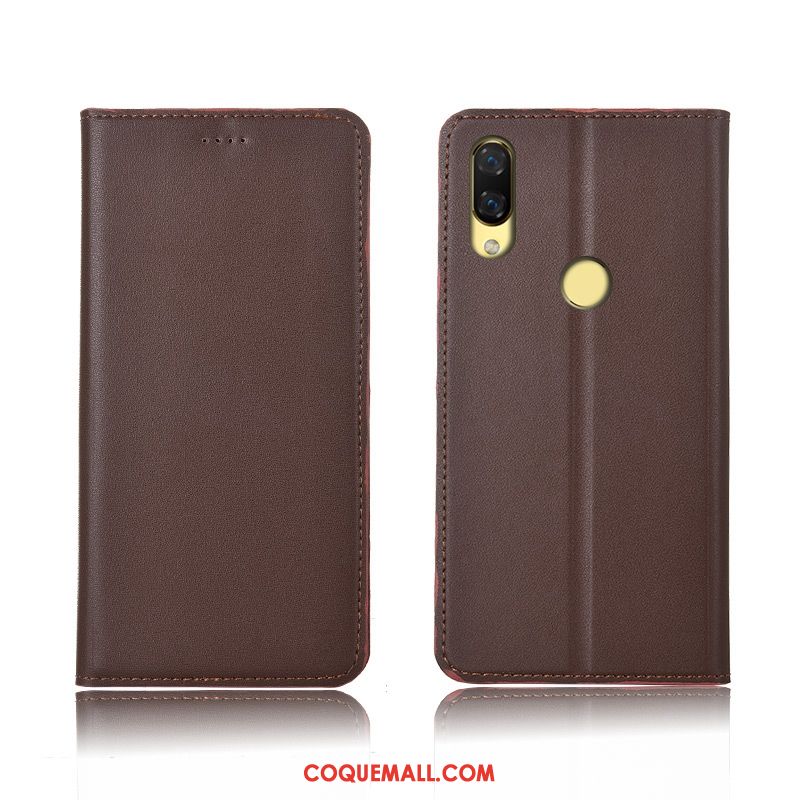 Étui Huawei Nova 3i Tout Compris Cuir Véritable Étui En Cuir, Coque Huawei Nova 3i Incassable Protection