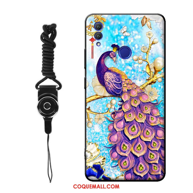 Étui Huawei Nova 3i Vintage Marque De Tendance Téléphone Portable, Coque Huawei Nova 3i Silicone Bleu