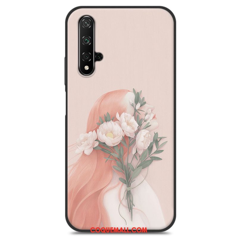 Étui Huawei Nova 5t Bleu Téléphone Portable Fluide Doux, Coque Huawei Nova 5t Frais Protection