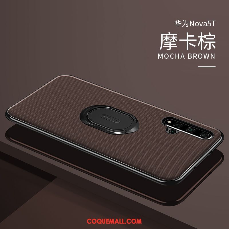 Étui Huawei Nova 5t Créatif Tout Compris Bleu, Coque Huawei Nova 5t Luxe Incassable