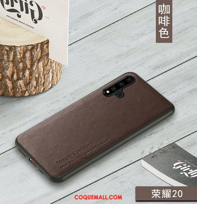 Étui Huawei Nova 5t Cuir Haut Luxe Tout Compris, Coque Huawei Nova 5t Très Mince Téléphone Portable