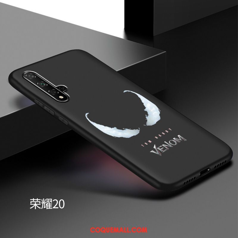 Étui Huawei Nova 5t Fluide Doux Délavé En Daim Silicone, Coque Huawei Nova 5t Téléphone Portable Noir