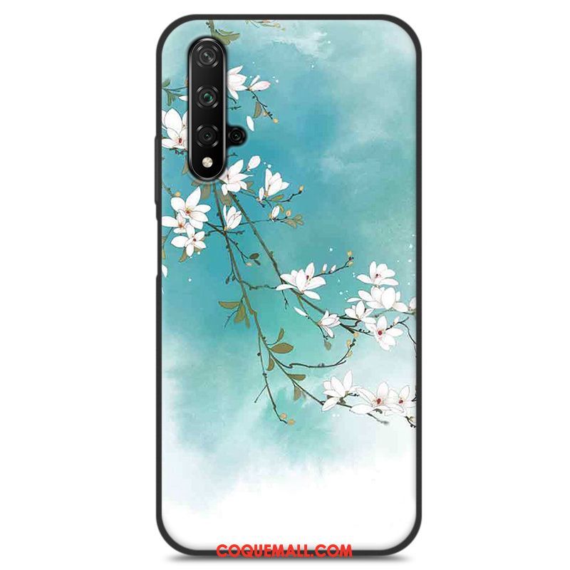 Étui Huawei Nova 5t Incassable Silicone Bleu, Coque Huawei Nova 5t Frais Téléphone Portable