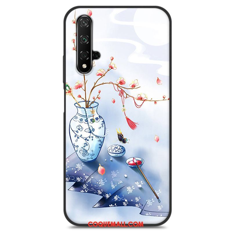 Étui Huawei Nova 5t Incassable Silicone Bleu, Coque Huawei Nova 5t Frais Téléphone Portable