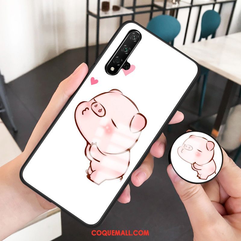 Étui Huawei Nova 5t Net Rouge Petit Téléphone Portable, Coque Huawei Nova 5t Créatif Marque De Tendance