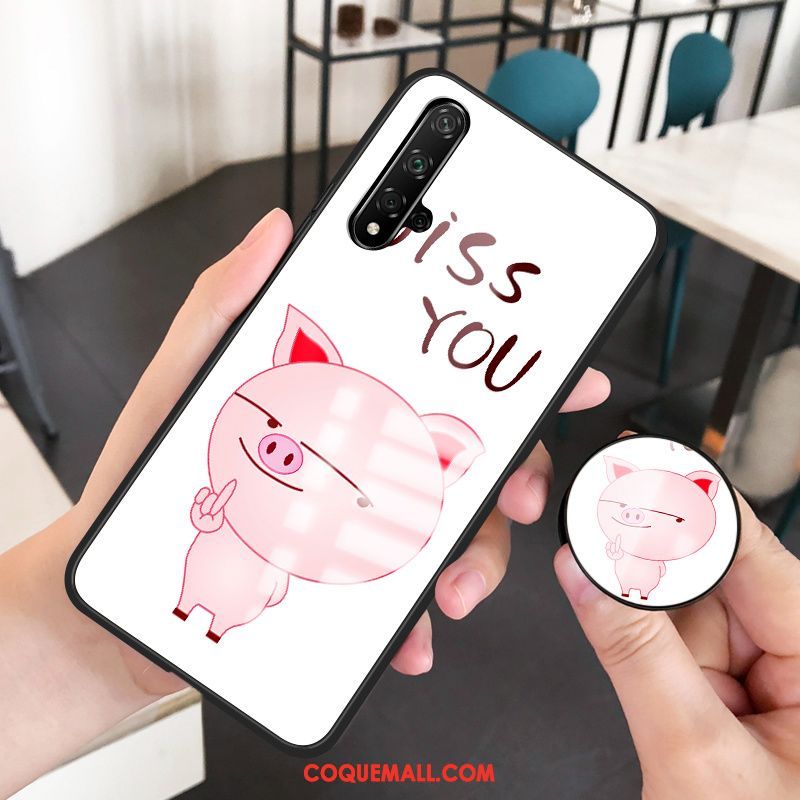 Étui Huawei Nova 5t Net Rouge Petit Téléphone Portable, Coque Huawei Nova 5t Créatif Marque De Tendance