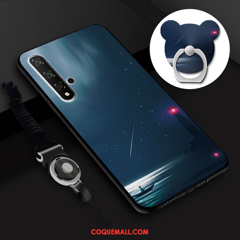 Étui Huawei Nova 5t Protection Téléphone Portable Bleu, Coque Huawei Nova 5t Silicone