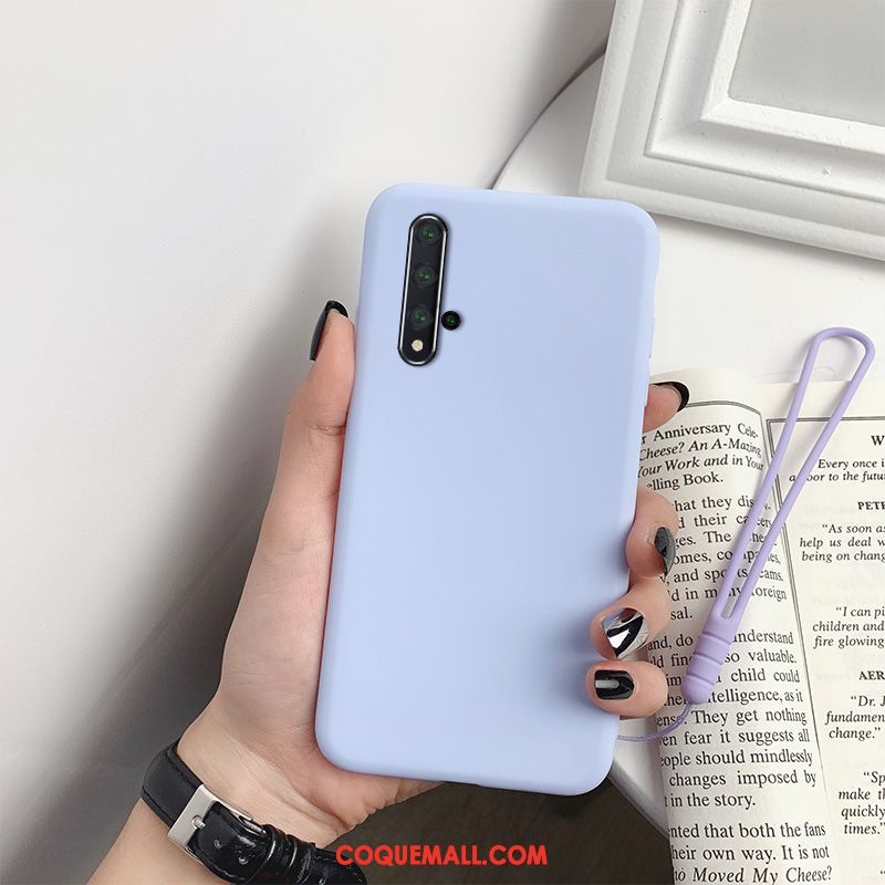 Étui Huawei Nova 5t Rouge Protection Très Mince, Coque Huawei Nova 5t Téléphone Portable Couleur Unie