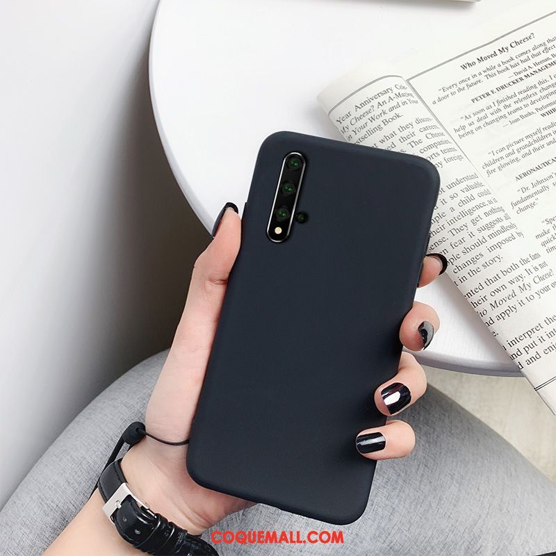 Étui Huawei Nova 5t Rouge Protection Très Mince, Coque Huawei Nova 5t Téléphone Portable Couleur Unie