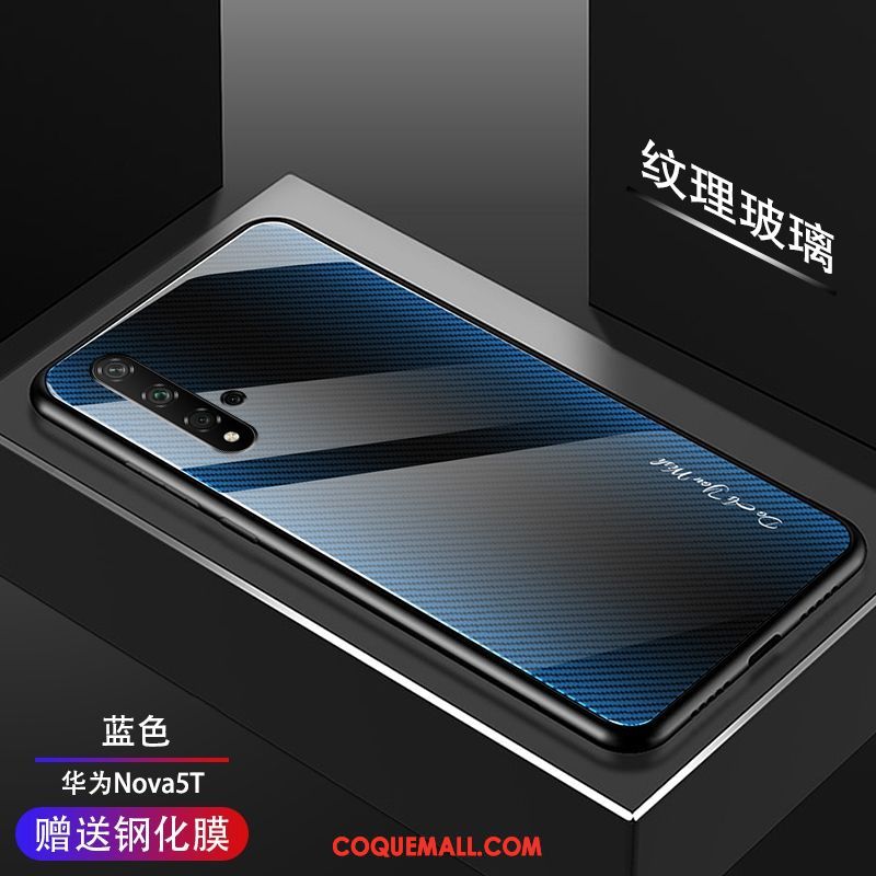 Étui Huawei Nova 5t Silicone Tendance Tempérer, Coque Huawei Nova 5t Membrane Dégradé