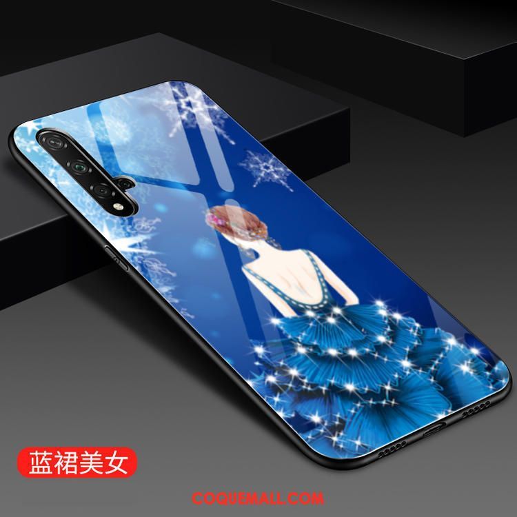 Étui Huawei Nova 5t Téléphone Portable Frais Verre, Coque Huawei Nova 5t Incassable Tendance