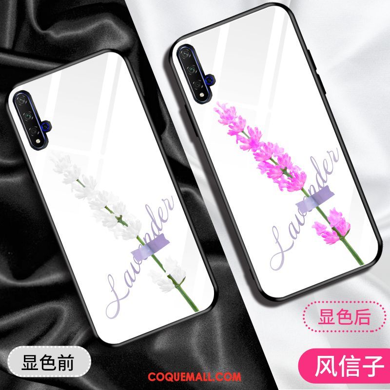 Étui Huawei Nova 5t Téléphone Portable Net Rouge Marque De Tendance, Coque Huawei Nova 5t Blanc Tout Compris