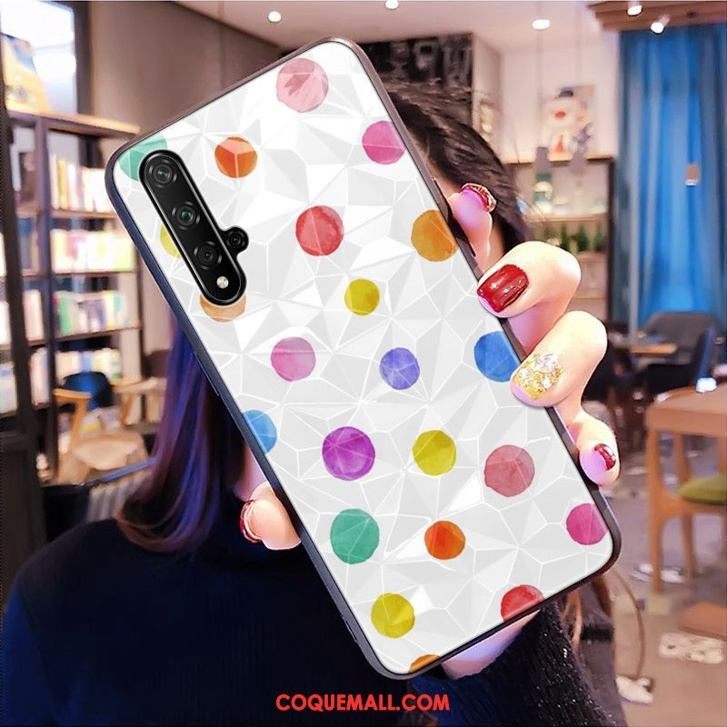 Étui Huawei Nova 5t Téléphone Portable Vert Modèle Fleurie, Coque Huawei Nova 5t Frais Dimensionnel