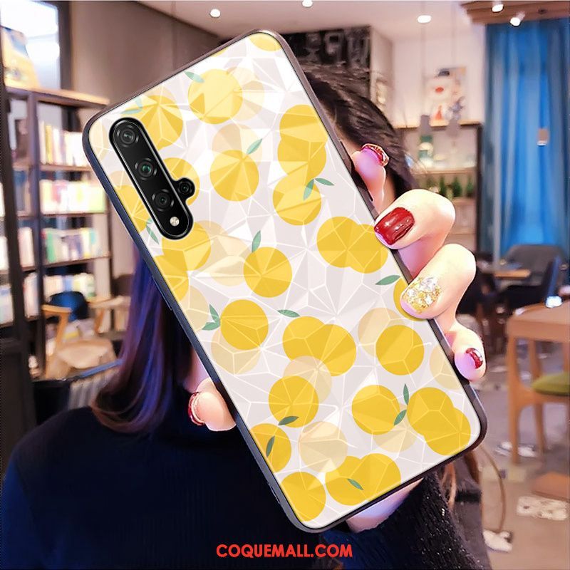 Étui Huawei Nova 5t Téléphone Portable Vert Modèle Fleurie, Coque Huawei Nova 5t Frais Dimensionnel