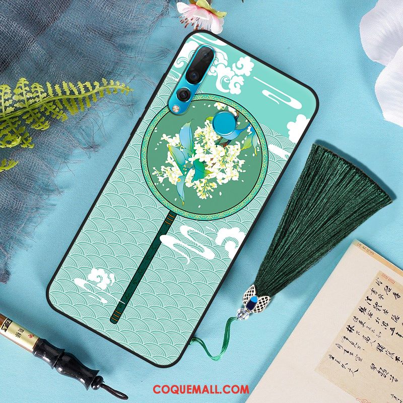 Étui Huawei P Smart+ 2019 Art Mode À Franges, Coque Huawei P Smart+ 2019 Vintage Créatif