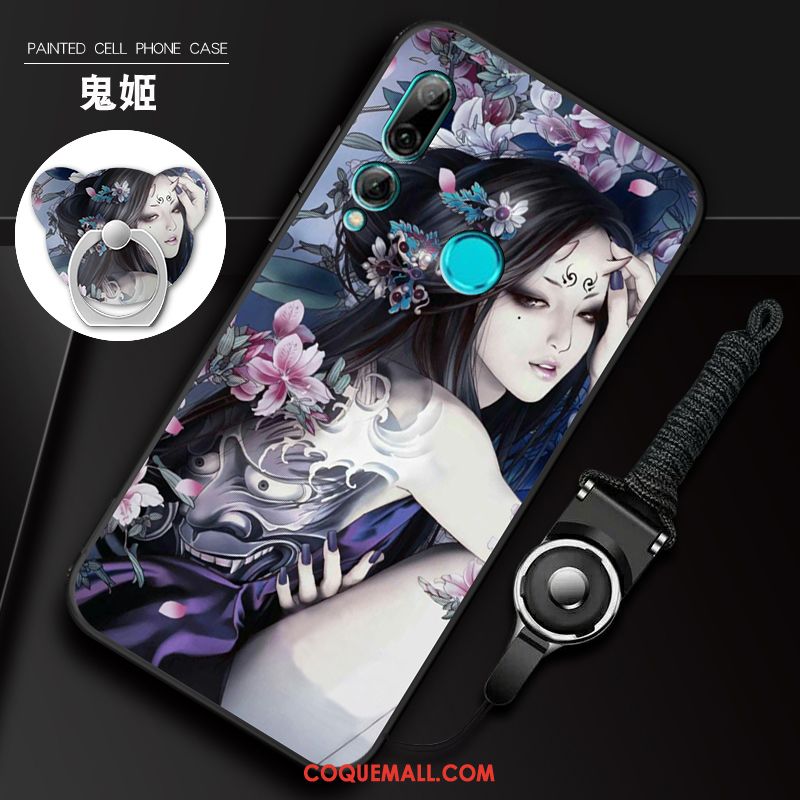 Étui Huawei P Smart+ 2019 Blanc Incassable Mode, Coque Huawei P Smart+ 2019 Dessin Animé Téléphone Portable