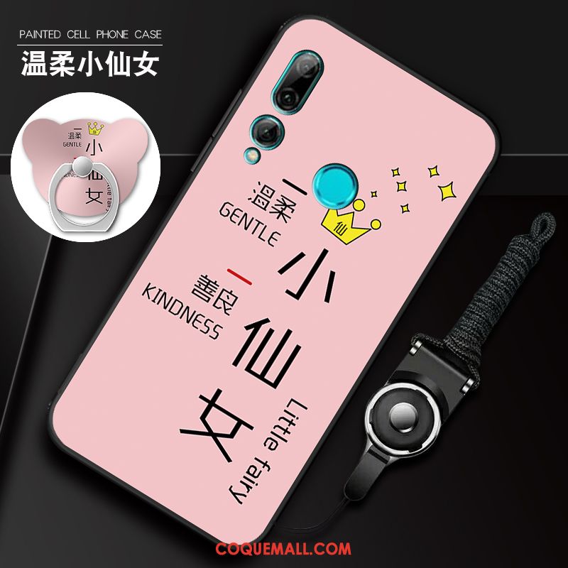 Étui Huawei P Smart+ 2019 Blanc Incassable Mode, Coque Huawei P Smart+ 2019 Dessin Animé Téléphone Portable