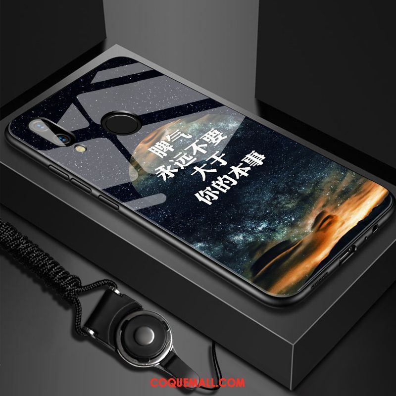 Étui Huawei P Smart 2019 Bleu Jeunesse Verre, Coque Huawei P Smart 2019 Téléphone Portable Personnalisé