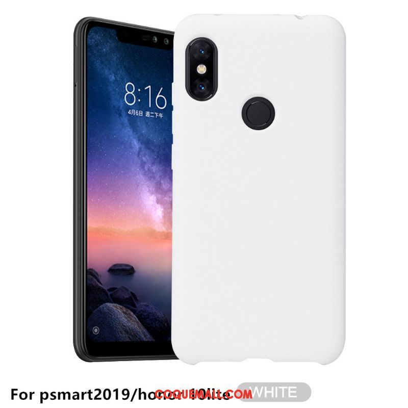 Étui Huawei P Smart 2019 Couleur Unie Nouveau Sentir, Coque Huawei P Smart 2019 Noir Téléphone Portable