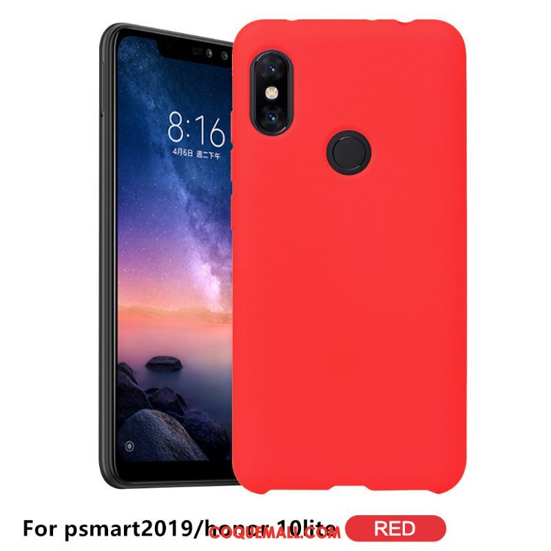 Étui Huawei P Smart 2019 Couleur Unie Nouveau Sentir, Coque Huawei P Smart 2019 Noir Téléphone Portable