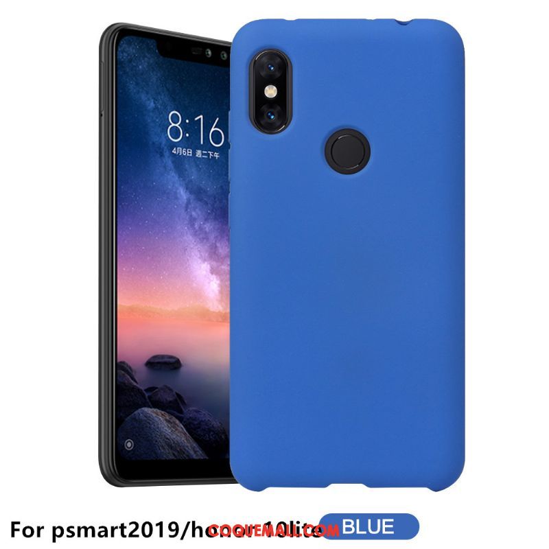 Étui Huawei P Smart 2019 Couleur Unie Nouveau Sentir, Coque Huawei P Smart 2019 Noir Téléphone Portable