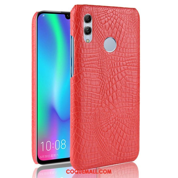 Étui Huawei P Smart 2019 Crocodile Modèle Téléphone Portable Business, Coque Huawei P Smart 2019 Créatif Blanc