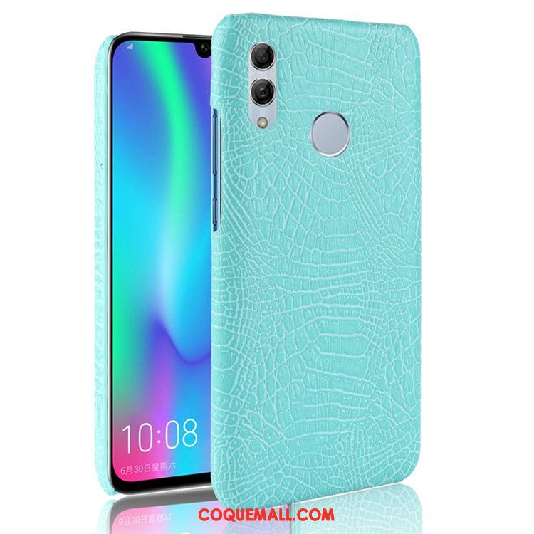 Étui Huawei P Smart 2019 Crocodile Modèle Téléphone Portable Business, Coque Huawei P Smart 2019 Créatif Blanc