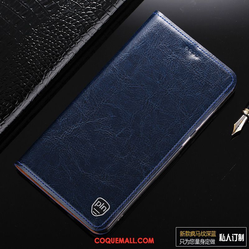 Étui Huawei P Smart 2019 Cuir Véritable Modèle Fleurie Téléphone Portable, Coque Huawei P Smart 2019 Tout Compris En Cuir