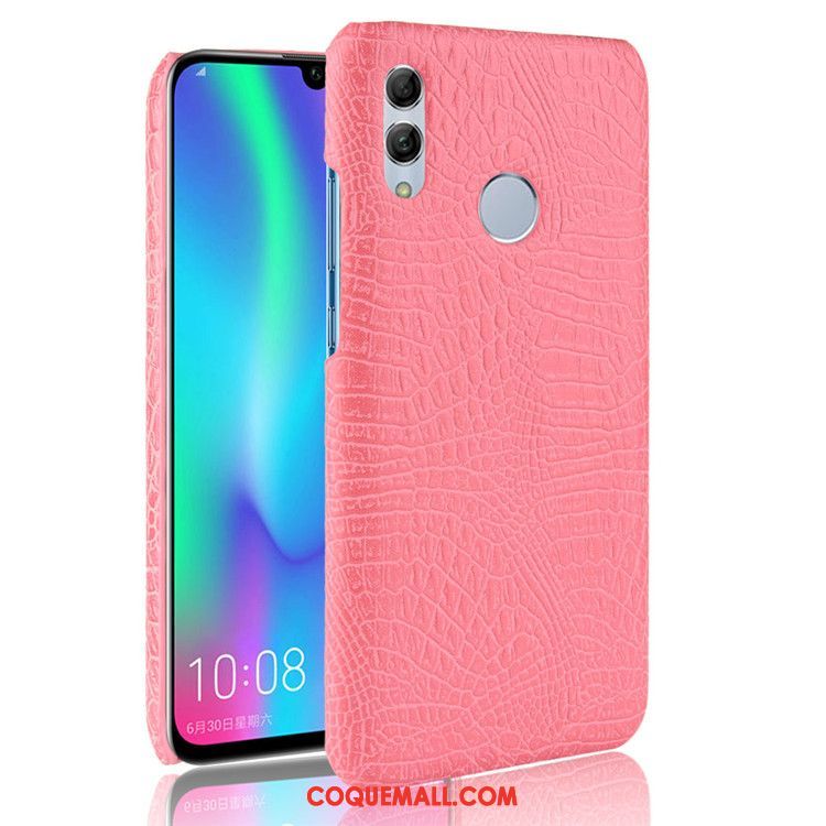 Étui Huawei P Smart 2019 Difficile Noir Protection, Coque Huawei P Smart 2019 Cuir Crocodile