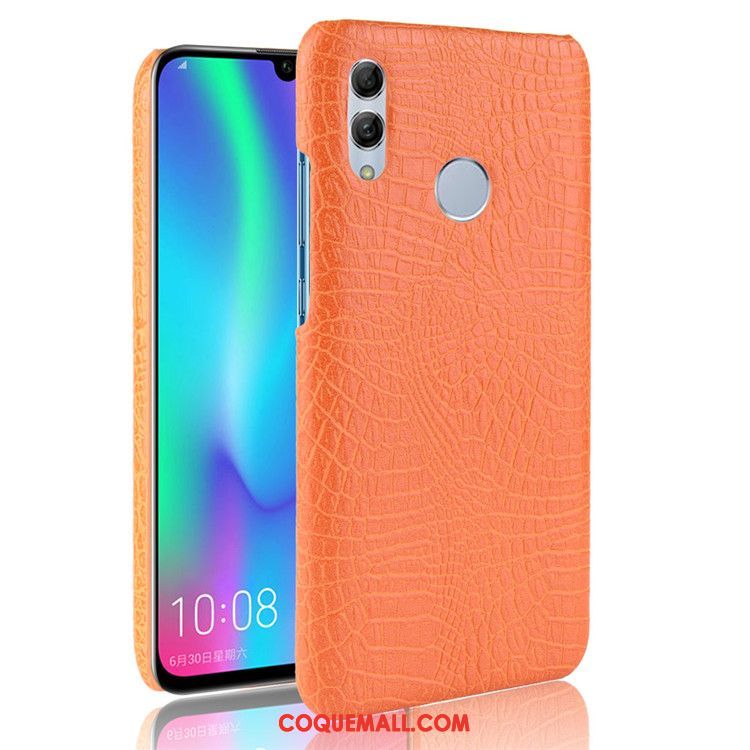 Étui Huawei P Smart 2019 Difficile Noir Protection, Coque Huawei P Smart 2019 Cuir Crocodile