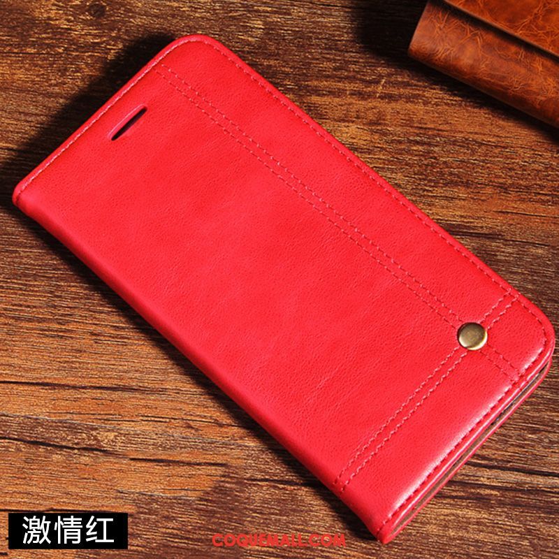 Étui Huawei P Smart 2019 En Cuir Téléphone Portable Membrane, Coque Huawei P Smart 2019 Tempérer Marron