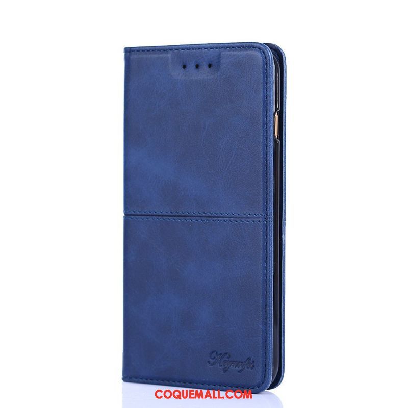 Étui Huawei P Smart 2019 En Cuir Téléphone Portable Rouge, Coque Huawei P Smart 2019 Bovins Modèle Fleurie