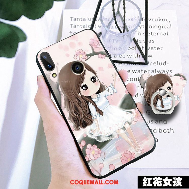 Étui Huawei P Smart 2019 Fluide Doux Protection Jeunesse, Coque Huawei P Smart 2019 Créatif Téléphone Portable